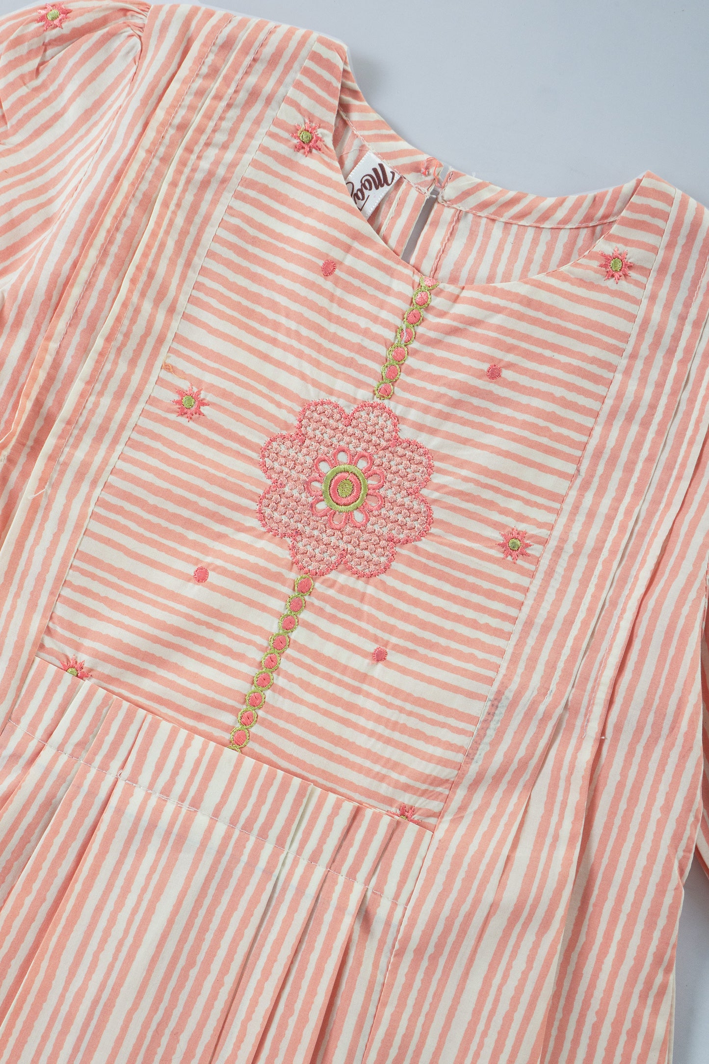 Summer Stripes Frock Suit
