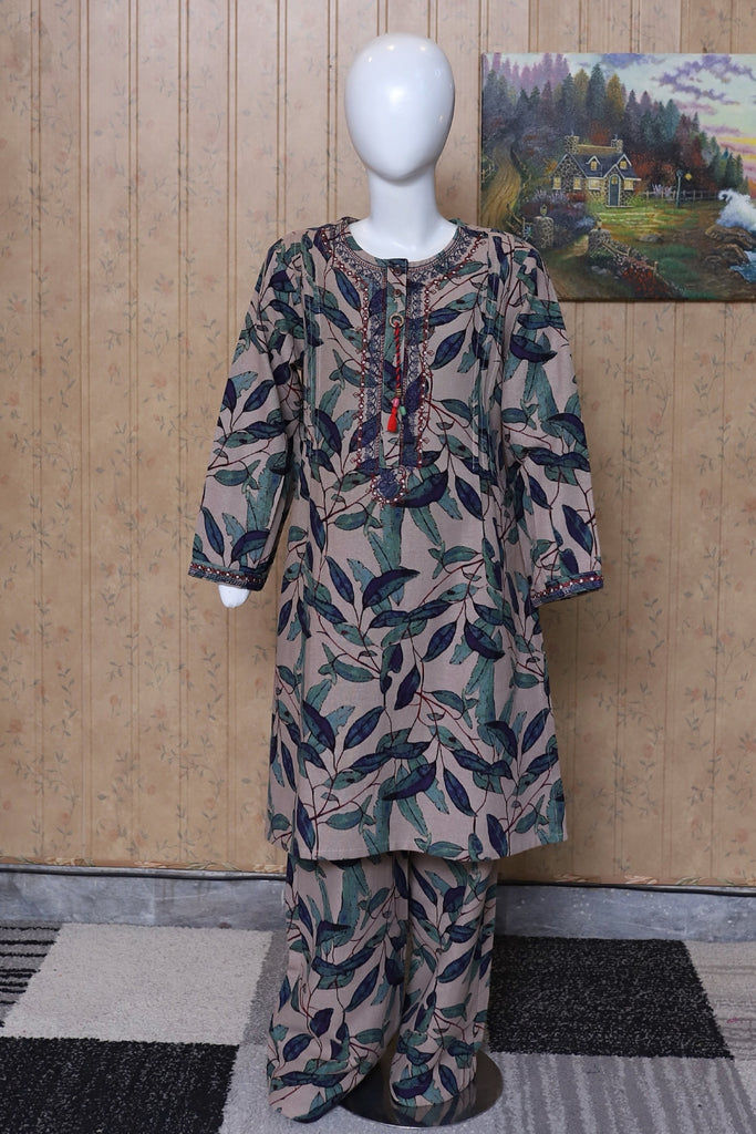 Winters Thick Cotton Printed 2 Piece Set(M-20)