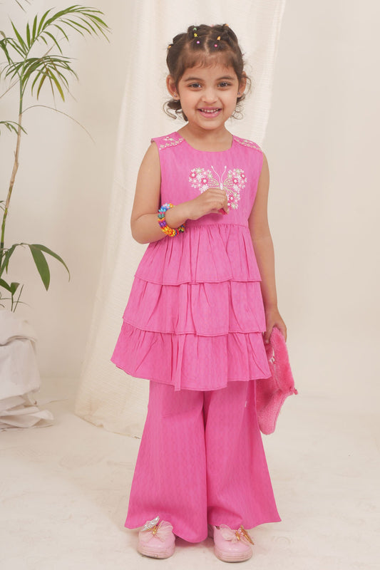 Cotton Deep Pink 2 Piece