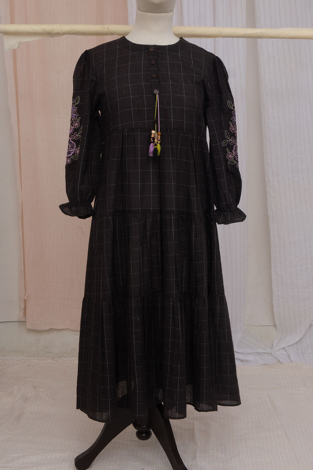 Long Maxi Top Black
