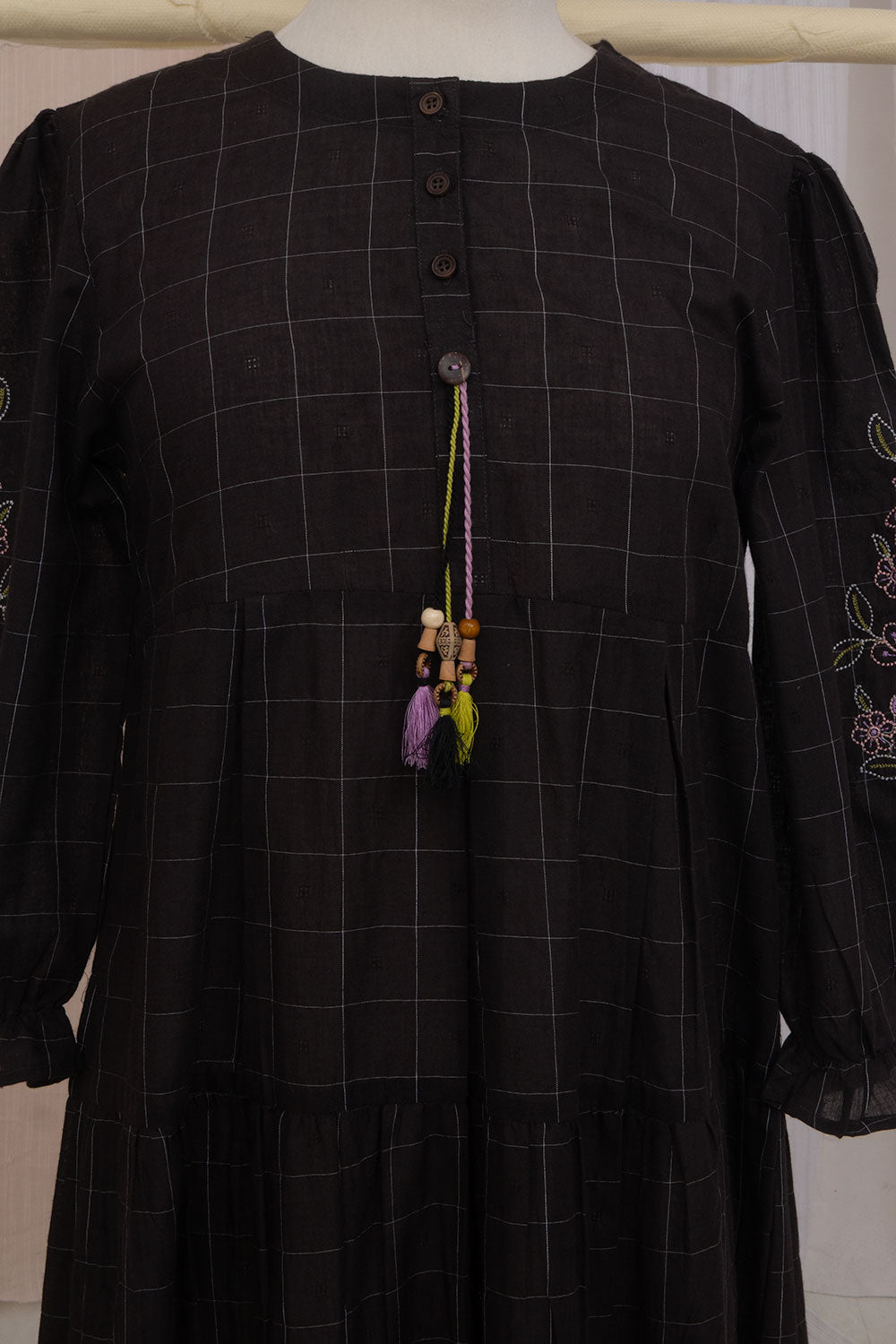 Long Maxi Top Black