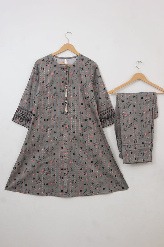 Charcoal Print CO-ORD Set