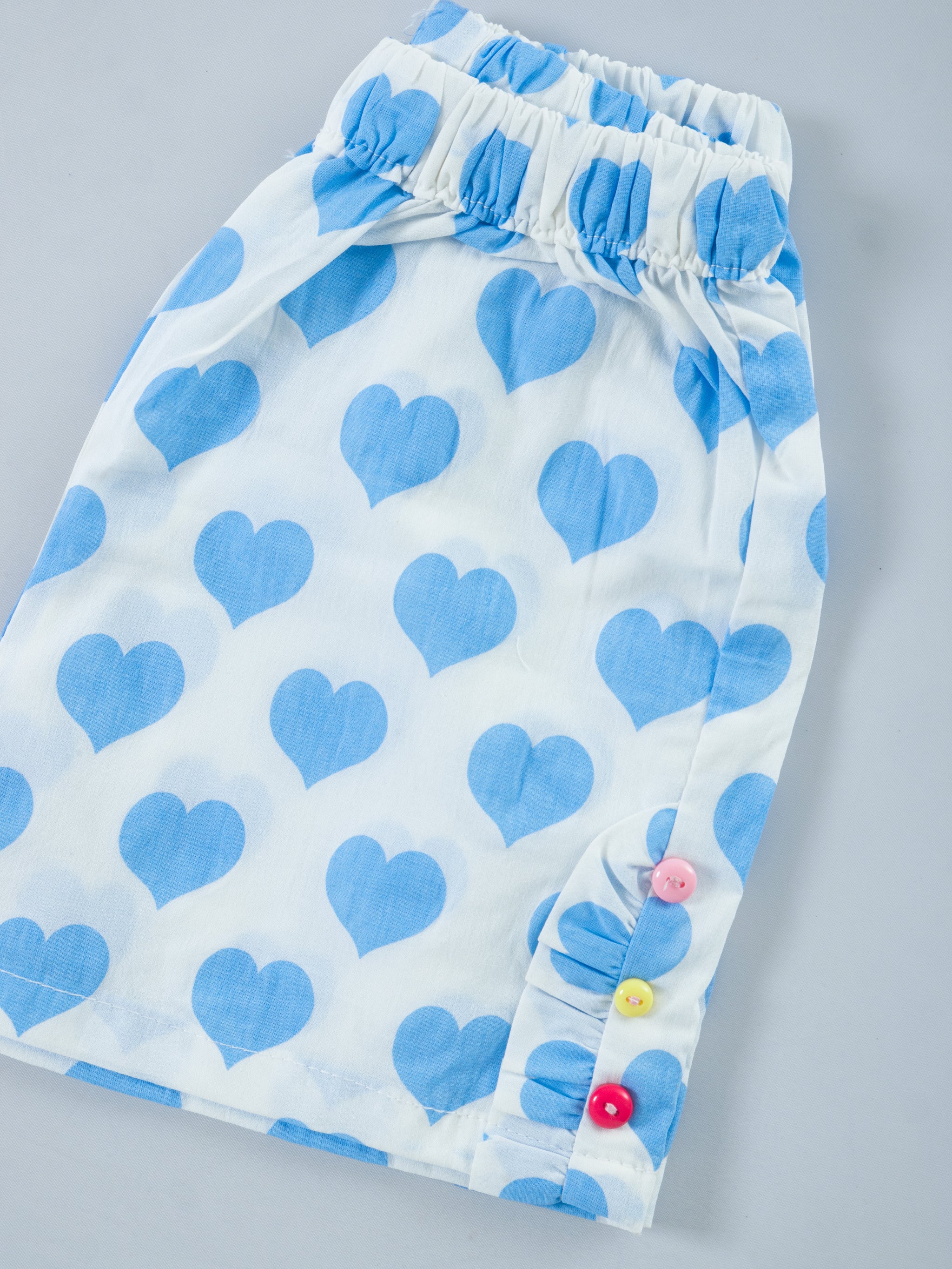 Blue Heart Bloom Baby Set