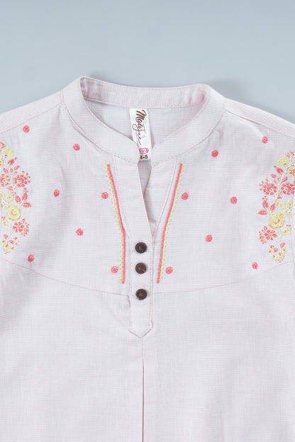 Blush Bloom Striped Set