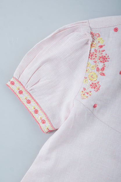 Blush Bloom Striped Set