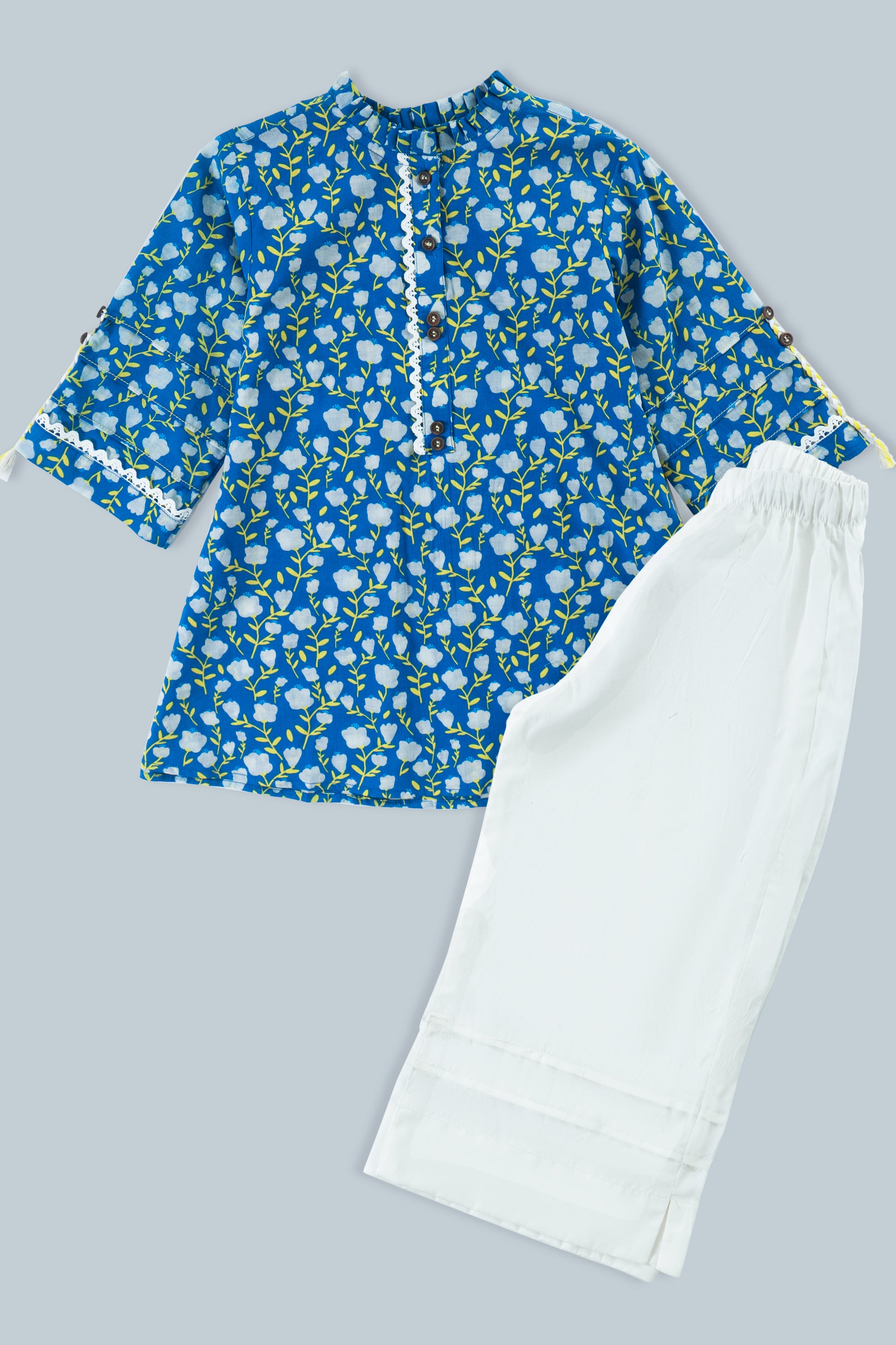 Azure Bloom Printed Co-ord Set