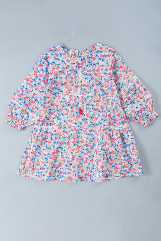 Blush Bloom Tunic Top
