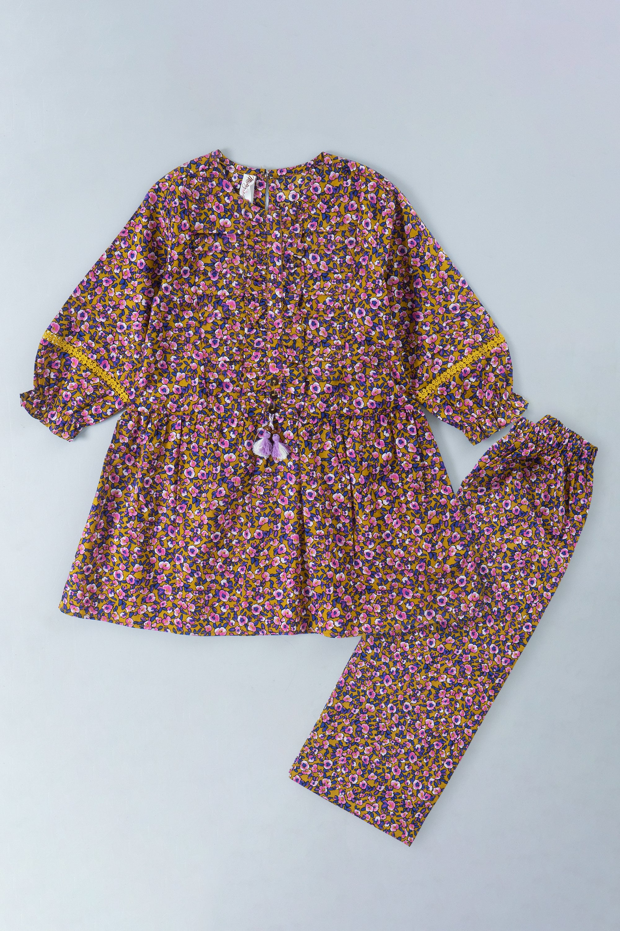 Autumn Bloom Printed Lawn Coord Set