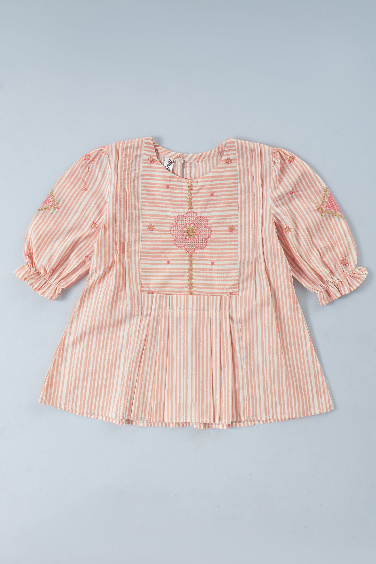 Summer Stripes Frock Suit