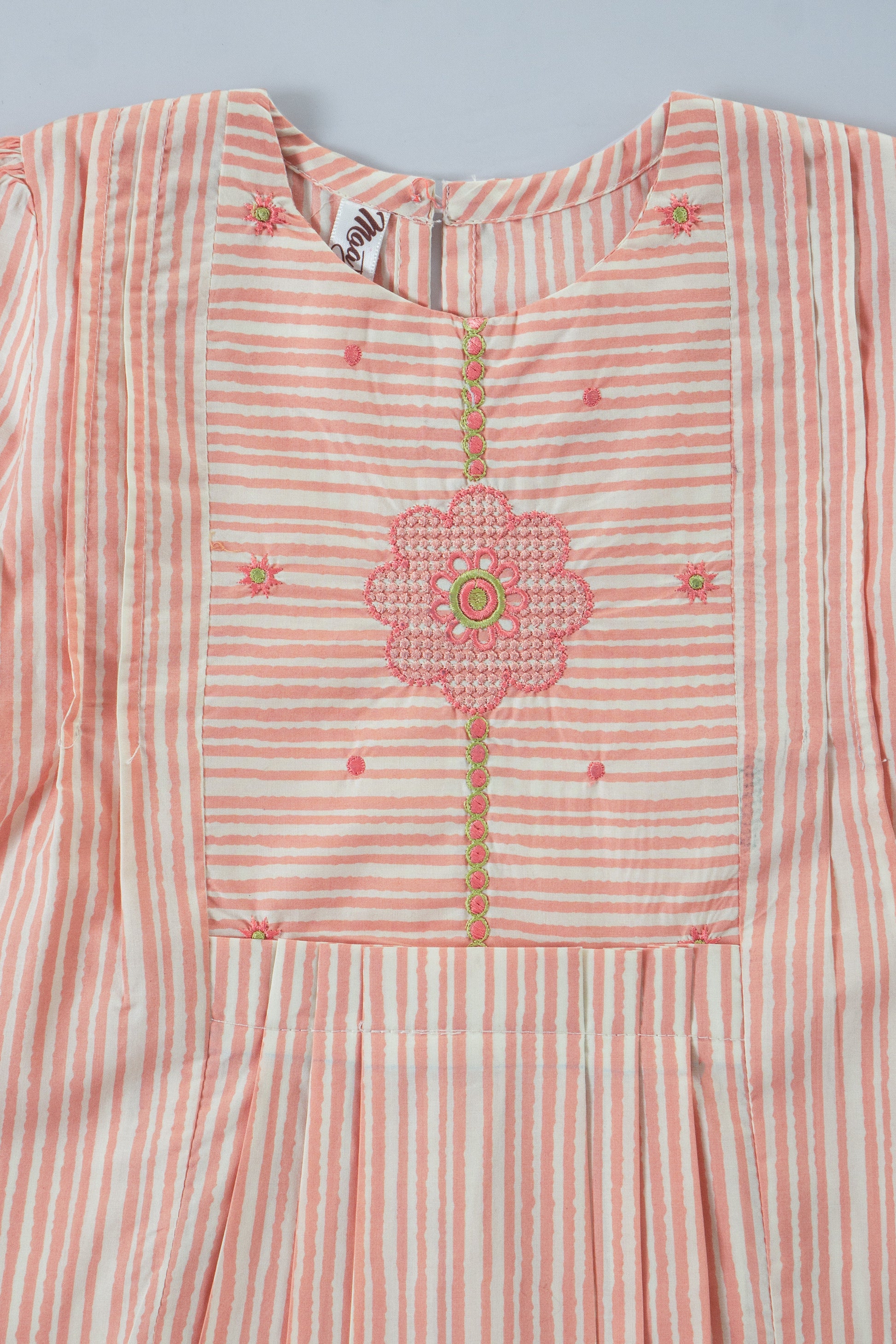 Summer Stripes Frock Suit