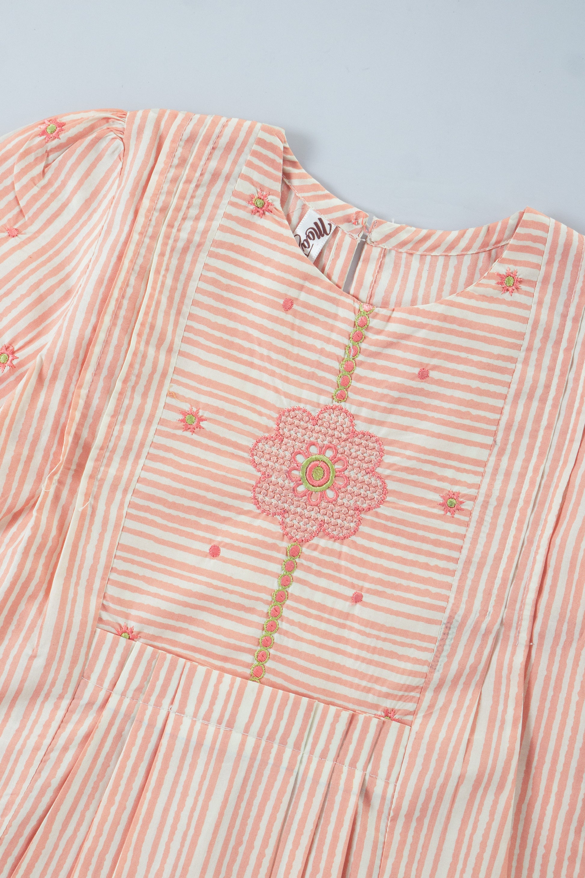 Summer Stripes Frock Suit