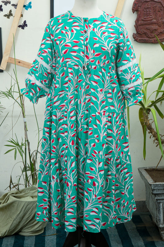 Garden Glow Floral Maxi